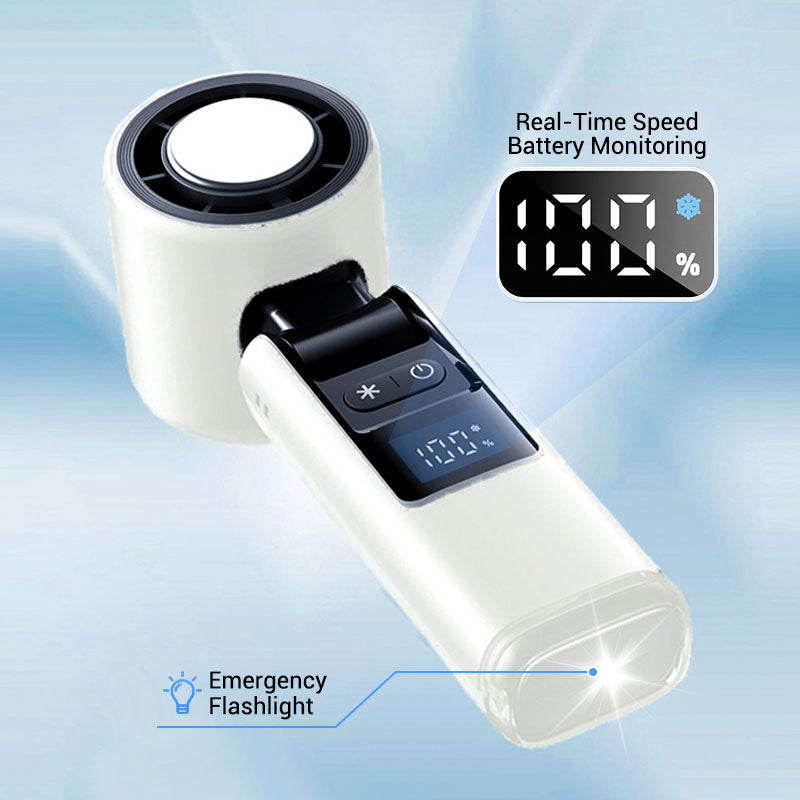 Mini Portable Fan Handheld Rechargeable USB Personal Cooling Desk Fan - Image 6