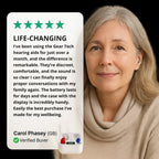 Compact Invisible Hearing Aids Rechargeable Noise-Reduced Design
