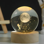 3D Astronomical Night Light LED Planet Display Lamp