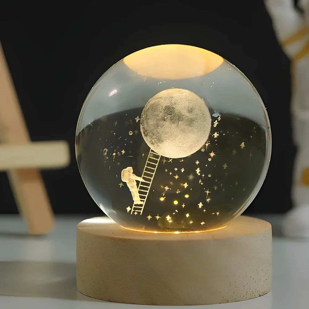 3D Astronomical Night Light LED Planet Display Lamp