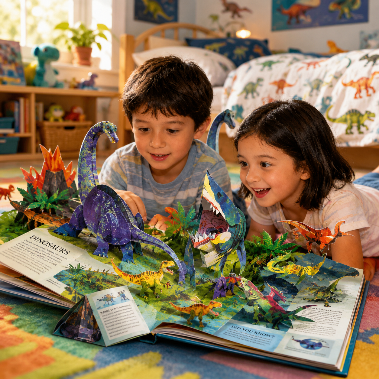 3D Pop Up Book Dinosaurs