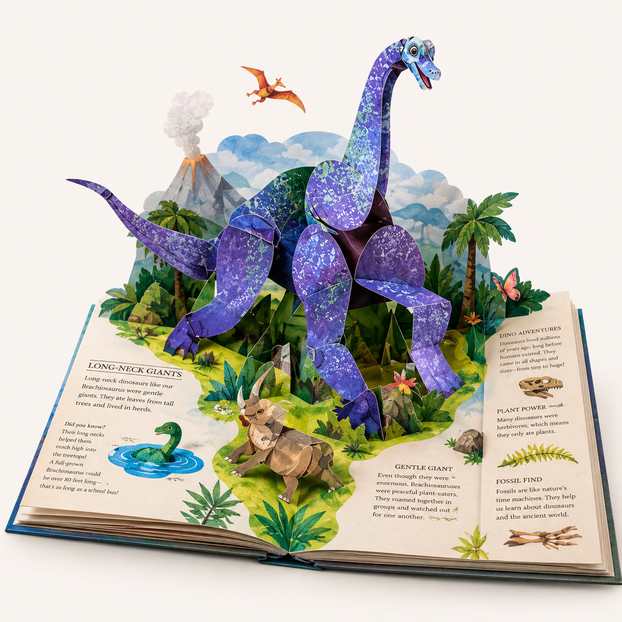 3D Pop Up Book Dinosaurs