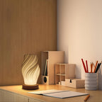 Tasela - Wooden USB Table Lamp with Adjustable Brightness - Image 6