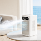 Portable Mist Cooling Fan Mini Desktop Air Cooler with 370mL Water Tank