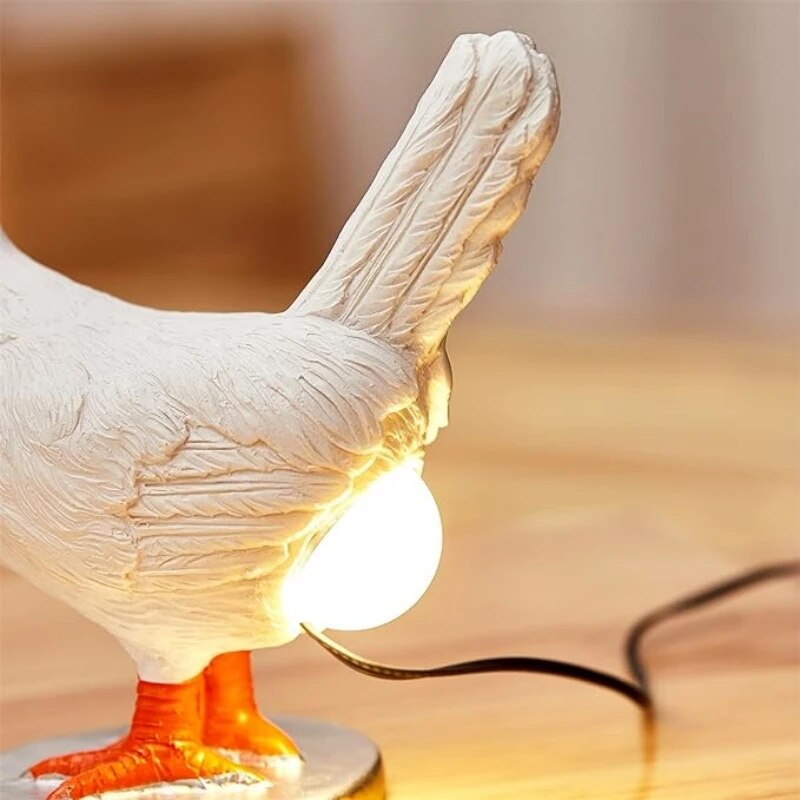 Chicken‑Shaped Decorative Table Lamp