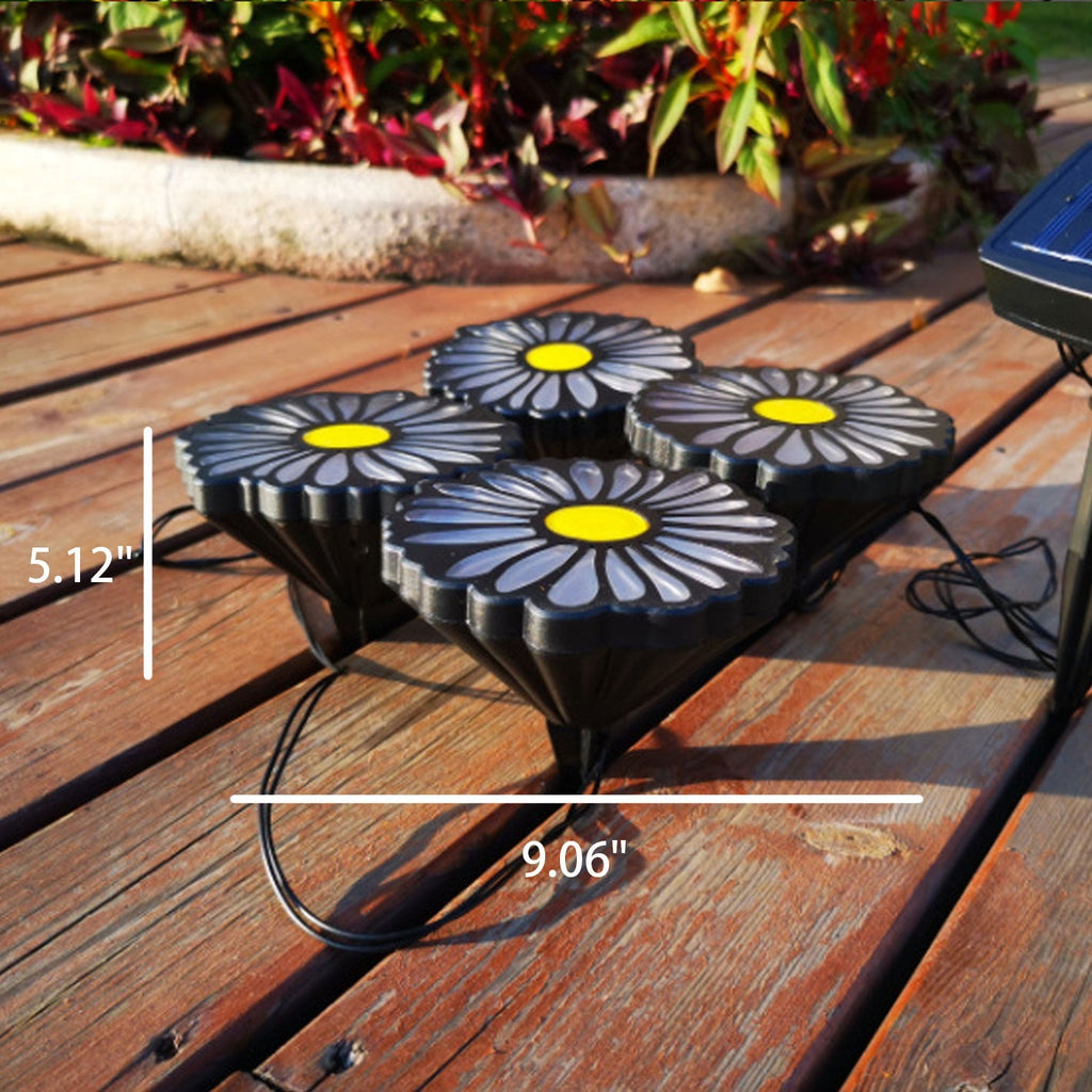 Bright Daisy Solar String Outdoor Lights for Garden