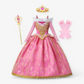 Girls Satin Princess Costume Set