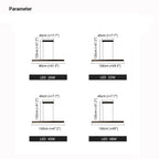 Minimalist Linear LED Pendant Light Sleek Adjustable LED Ceiling Lighting