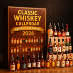 24 Piece Flat Whiskey Bottle Ornament Advent Calendar 2026