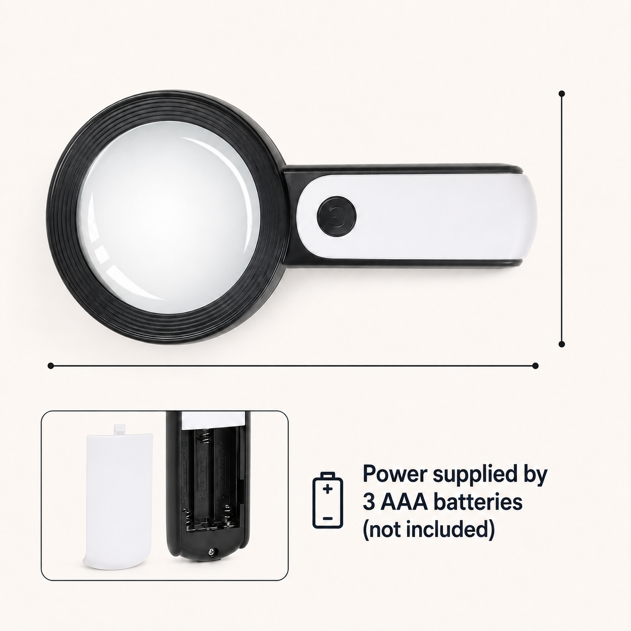 30x Magnifying Glass for Seniors