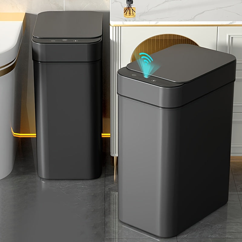 Automatic Trash Can Touchless Motion Sensor Slim Kitchen Bin - Image 2
