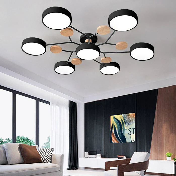 Modern Ceiling Light LED Flush Mount Bright Contemporary Fixture