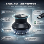 Cordless Hair Clipper Rechargeable Low Noise Rounded Head Trimmer Men - Image 3