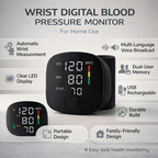 Blood Pressure Monitor Wrist Digital Automatic Home Health Tracker - Image 3