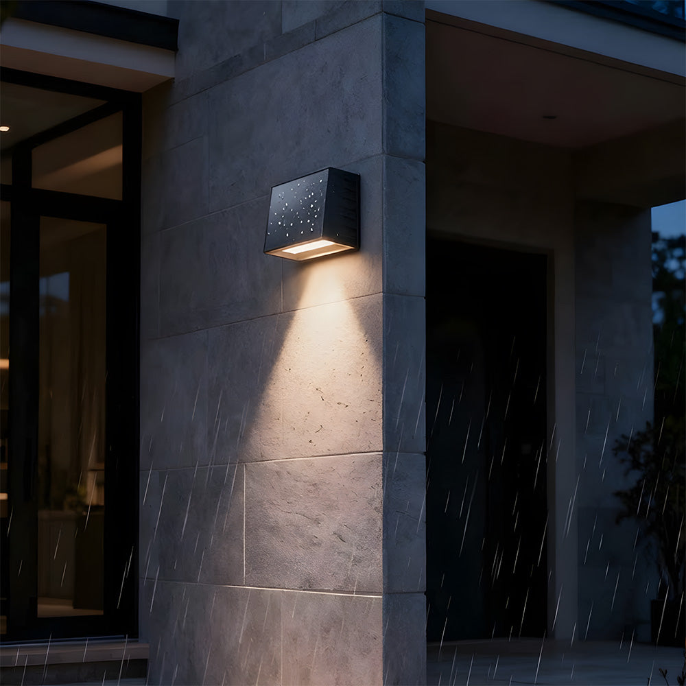 Bright Exterior Solar LED Outdoor Lights - IP65 Waterproof Wall Lights