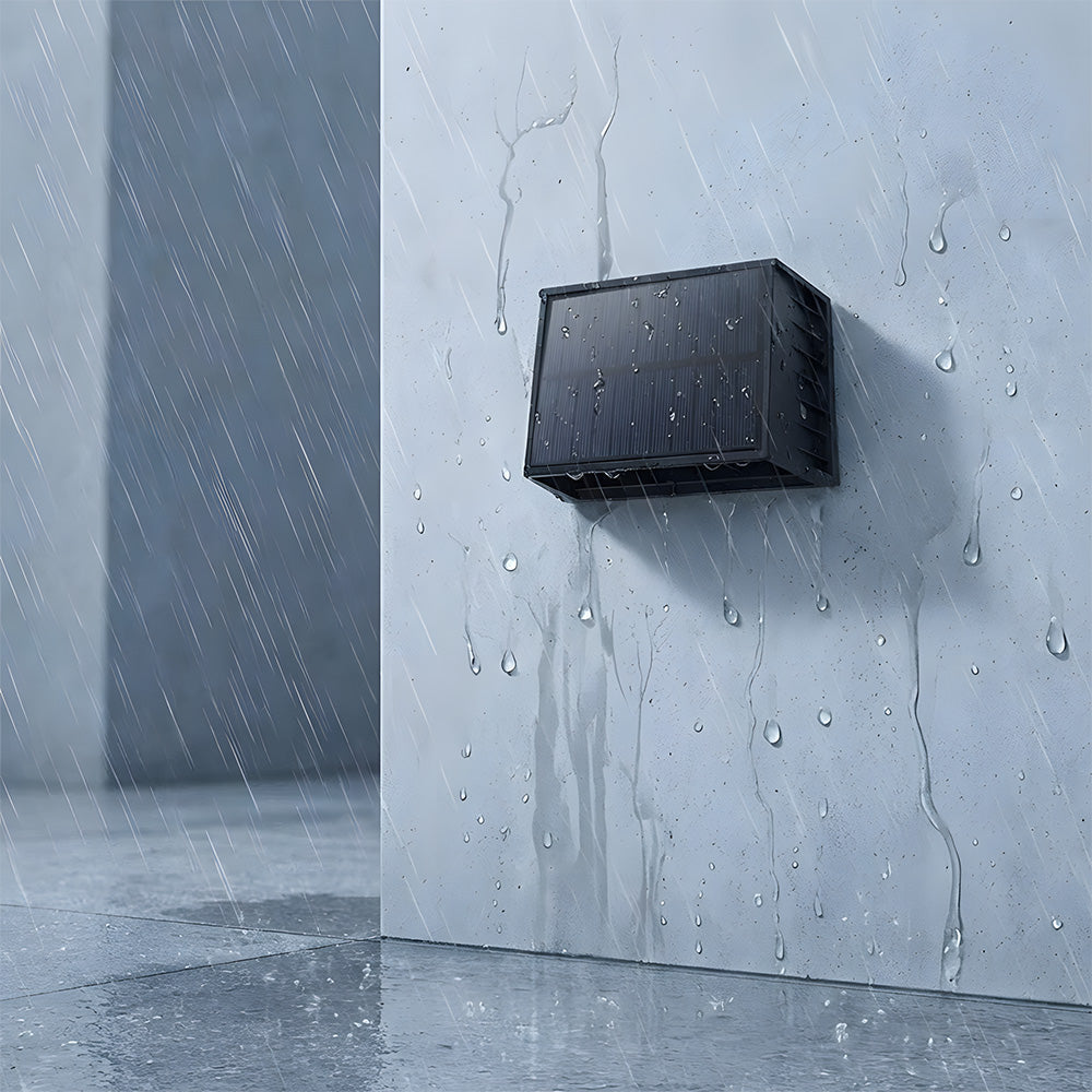 Bright Exterior Solar LED Outdoor Lights - IP65 Waterproof Wall Lights