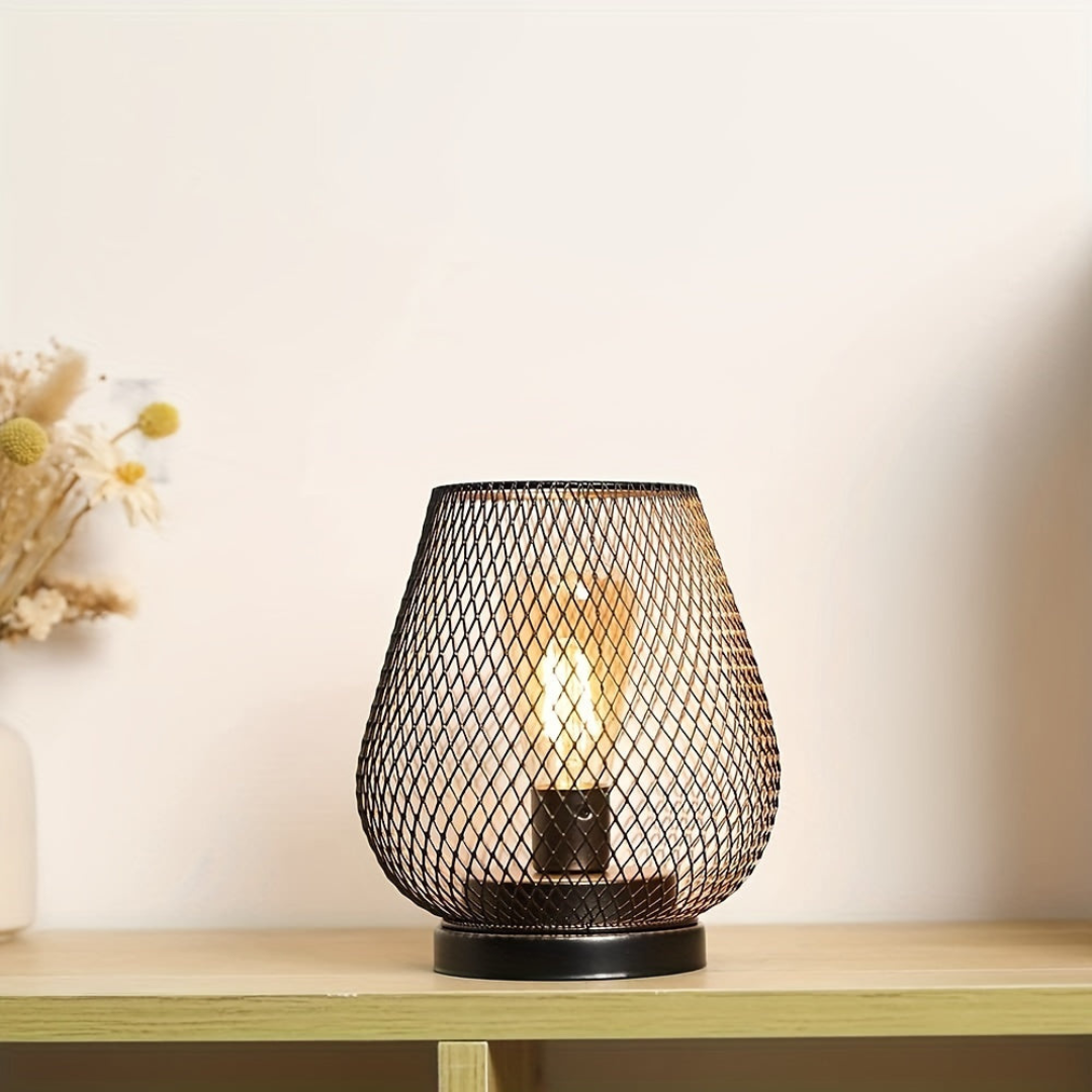 Avenora – Wireless Rechargeable Metal Mesh Table Lamp Warm White LED - Image 11