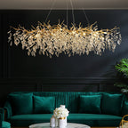 Branch Style Crystal Ceiling Light Decorative Indoor Lighting Fixture