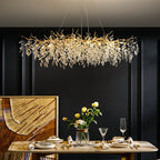 Branch Style Crystal Ceiling Light Decorative Indoor Lighting Fixture