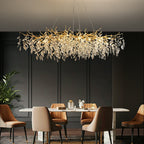 Branch Style Crystal Ceiling Light Decorative Indoor Lighting Fixture