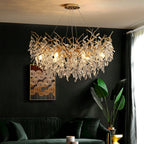 Branch Style Crystal Ceiling Light Decorative Indoor Lighting Fixture