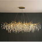 Branch Style Crystal Ceiling Light Decorative Indoor Lighting Fixture