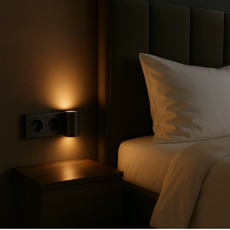 Plug In LED Wall Sconce Dusk to Dawn Sensor - Image 7