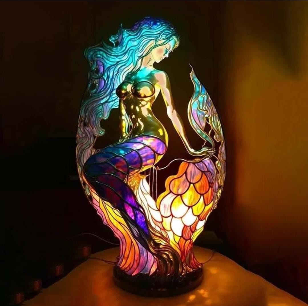 Artistic Whimsical Glass Animal Decorative Lamp