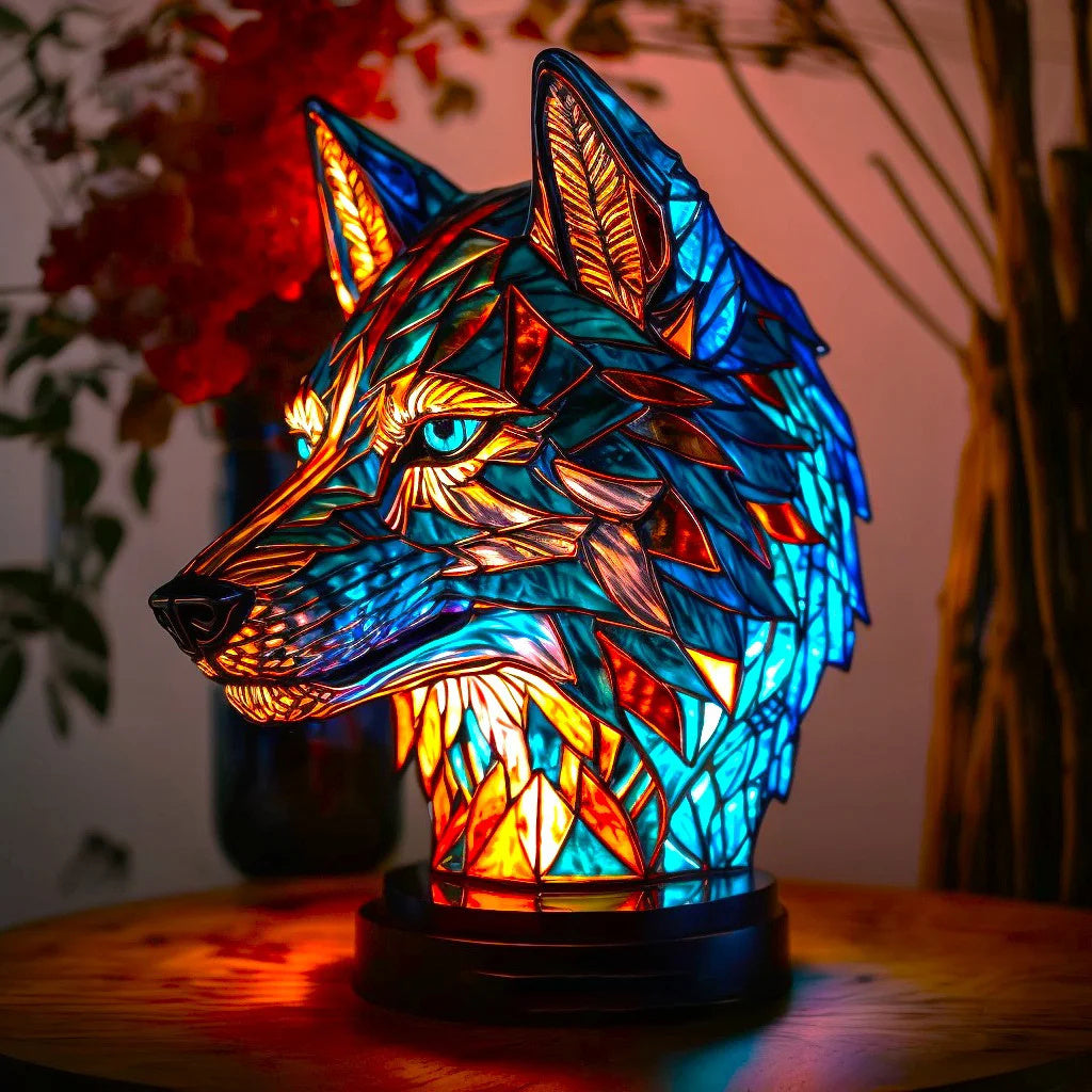 Artistic Whimsical Glass Animal Decorative Lamp