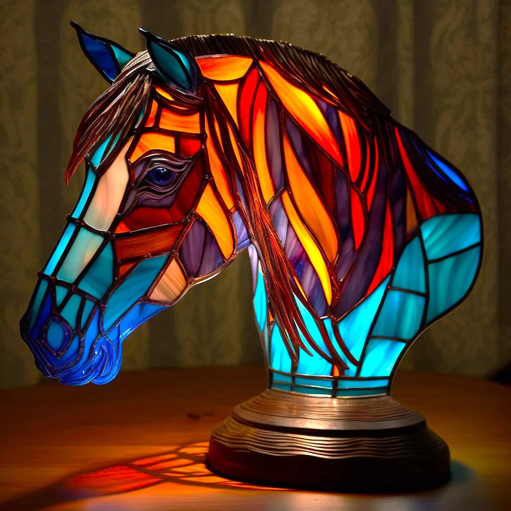 Artistic Whimsical Glass Animal Decorative Lamp