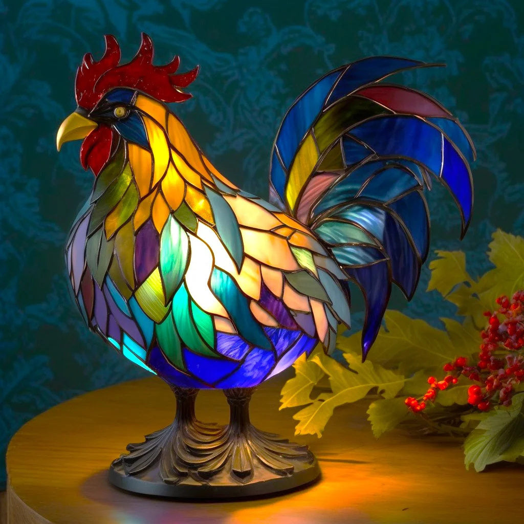 Artistic Whimsical Glass Animal Decorative Lamp
