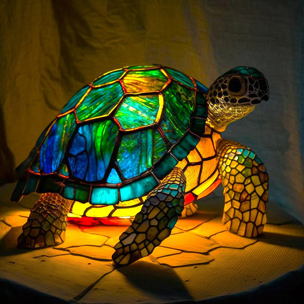 Artistic Whimsical Glass Animal Decorative Lamp