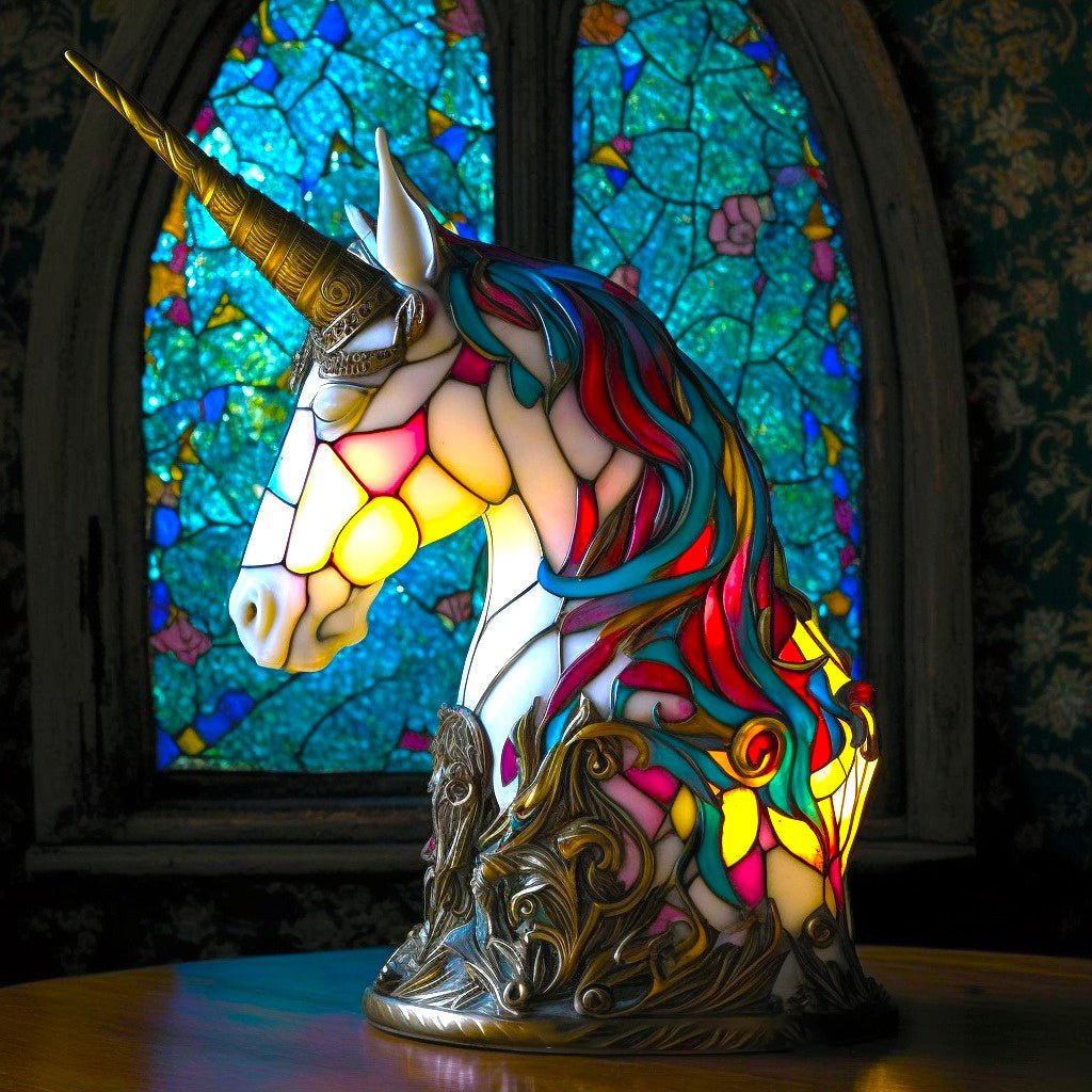 Artistic Whimsical Glass Animal Decorative Lamp
