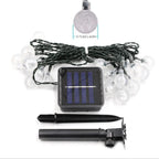 Solar Powered LED String Lights Outdoor Decorative Lighting