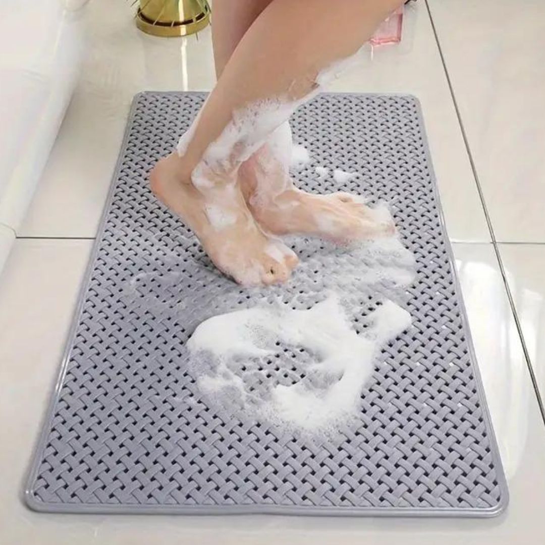 AquaHeim: Antirutsch Duschmatte mit Starken Saugnäpfen – Schimmelresistente & Pflegeleichte Badewannenmatte für Sicheres Baden - Image 4