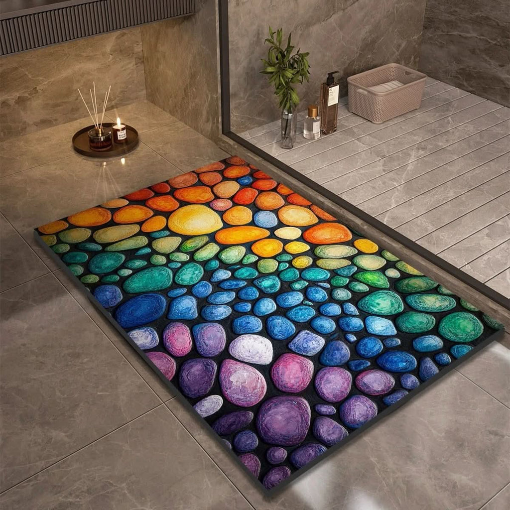 AquaLite: Diatomeenerde-Badematte mit natürlicher Wasseraufnahme & rutschfestem Gummiboden – für Bad & Gäste-WC - Image 12