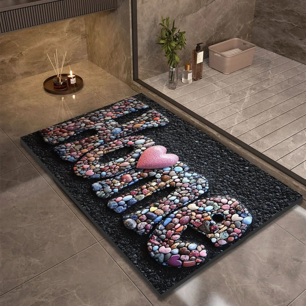 AquaLite: Diatomeenerde-Badematte mit natürlicher Wasseraufnahme & rutschfestem Gummiboden – für Bad & Gäste-WC - Image 14