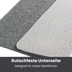 AquaSoft: Rutschfeste Duschmatte – Weiche Antibakterielle Badematte für Dusche & Badewanne - Image 3