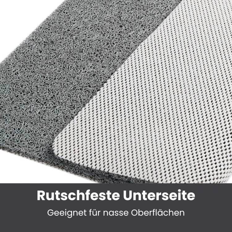 AquaSoft: Rutschfeste Duschmatte – Weiche Antibakterielle Badematte für Dusche & Badewanne - Image 3