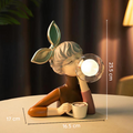 Artisan Sisters: Designer Tischlampe aus Holz & Glas – warmes Licht für modernes Zuhause - Image 11