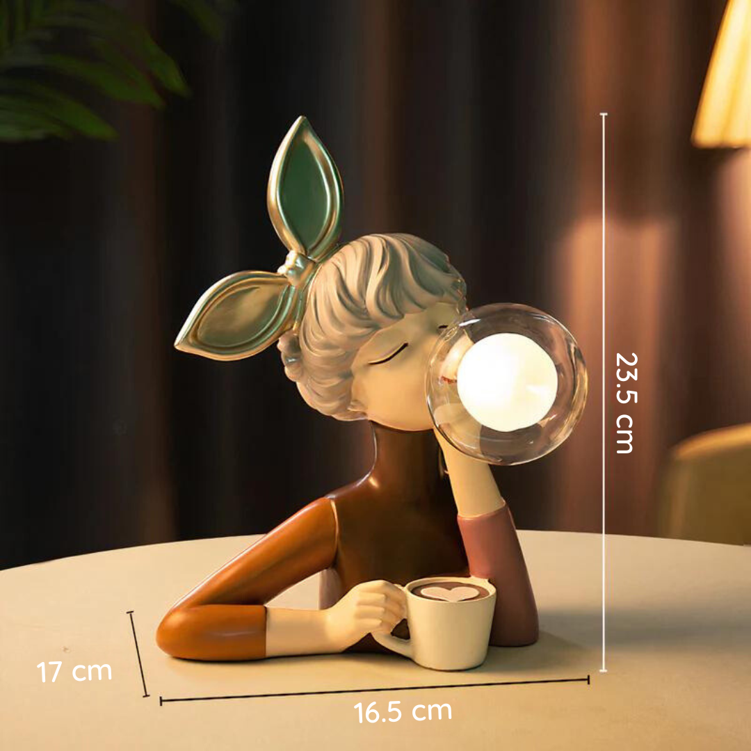 Artisan Sisters: Designer Tischlampe aus Holz & Glas – warmes Licht für modernes Zuhause - Image 11