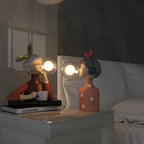 Artisan Sisters: Designer Tischlampe aus Holz & Glas – warmes Licht für modernes Zuhause - Image 8