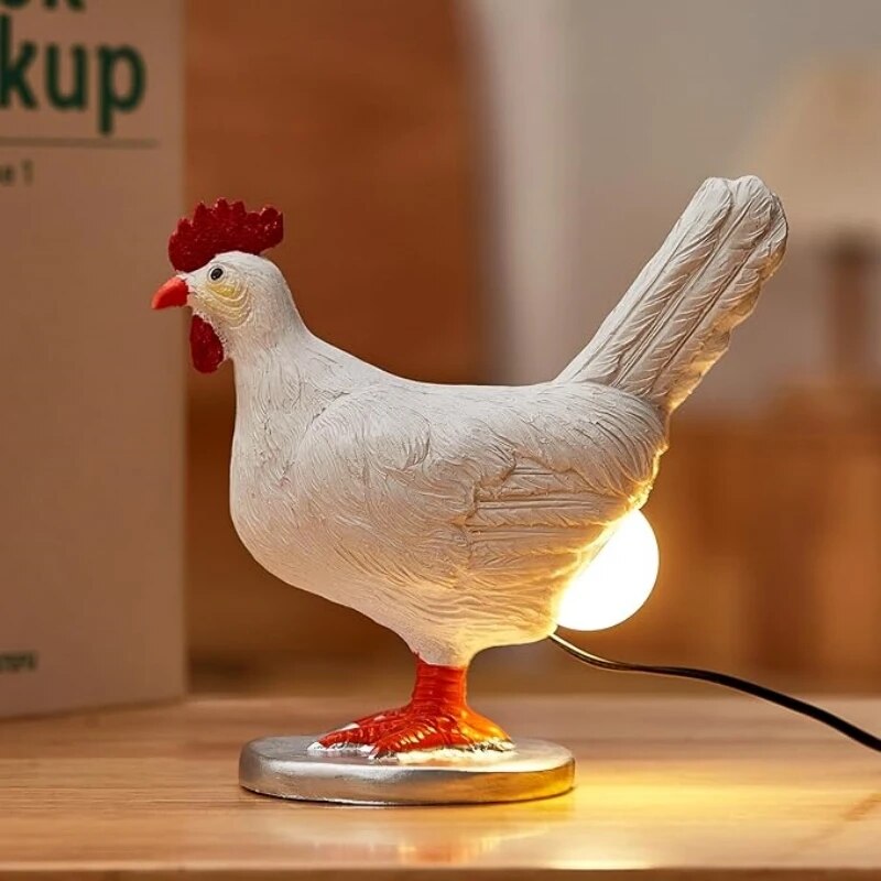 Chicken‑Shaped Decorative Table Lamp