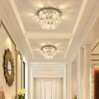 Aurestia: Luxus LED-Deckenleuchte aus Metall & Kristall – für Wohnzimmer & Schlafzimmer - Image 3