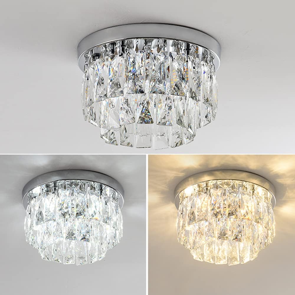 Aurestia: Luxus LED-Deckenleuchte aus Metall & Kristall – für Wohnzimmer & Schlafzimmer - Image 7