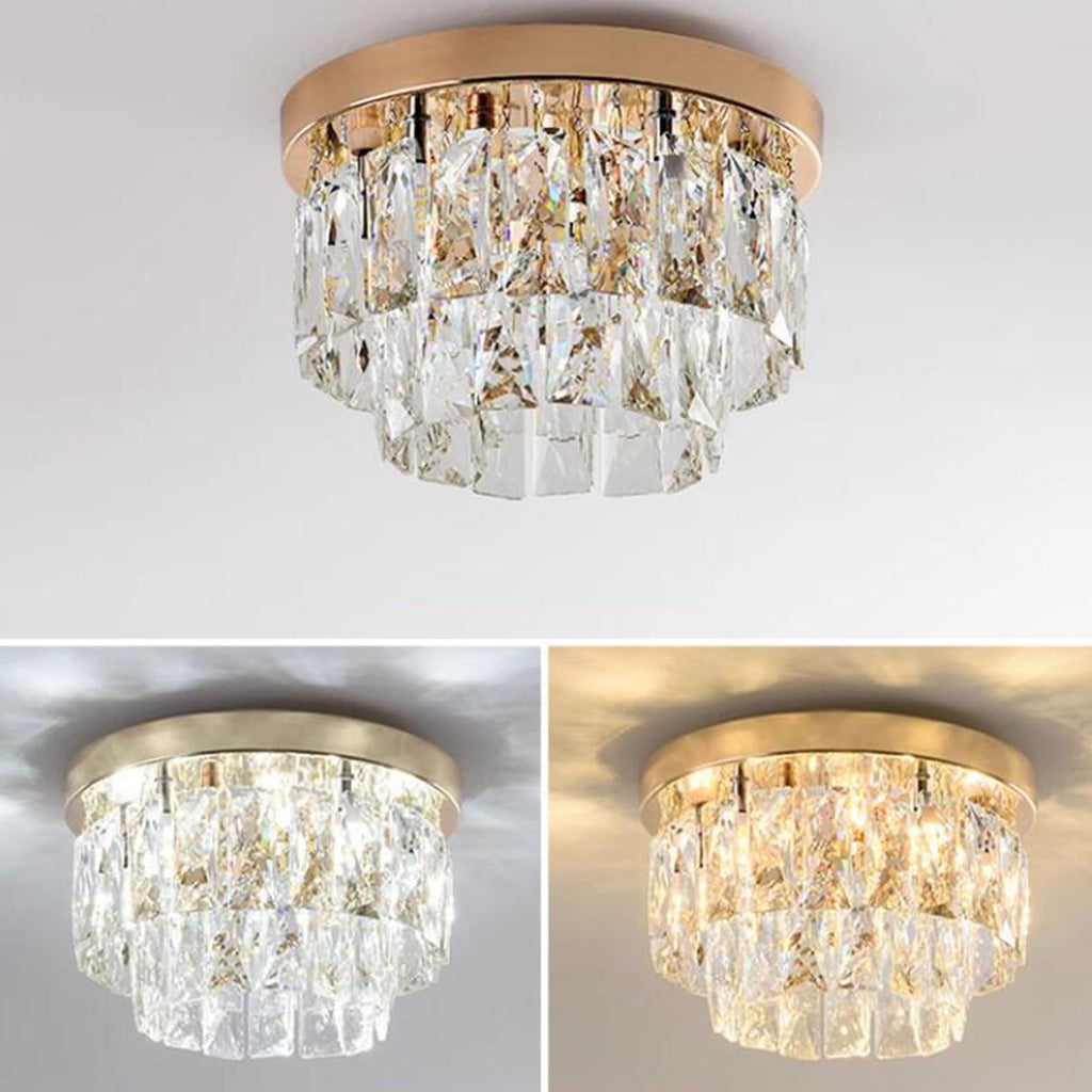 Aurestia: Luxus LED-Deckenleuchte aus Metall & Kristall – für Wohnzimmer & Schlafzimmer - Image 8