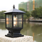 Outdoor Light Lantern Traditional Flush-Mount Exterior Light