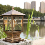 Outdoor Light Lantern Traditional Flush-Mount Exterior Light