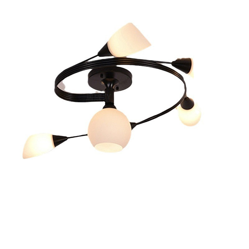 Scandinavian Ceiling Lights with Floral Design