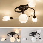 Scandinavian Ceiling Lights with Floral Design